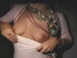 Mardi Gras - teen girl showing her nice tits