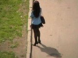 Girls in streets in Russia 6 In stockings 2