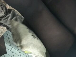 I thought she had on a skirt but as you can see she didn't but I end up recording her anyways which her friends got suspect when I tried to capture her face in store later to put here.