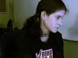 Teen slut showing her butt