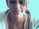 German Blonde shows Tits and Clit