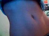 Teen cutie getting naked on webcam