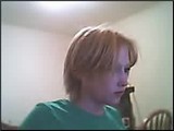 Webcam - teen girl shows pussy