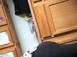 She has the best ass always wearing pants that make that ass look so fuckin good. Gets my cock hard just seeing that ass on a daily basis. I’ll get one of her bending over cause that ass is perfect.