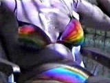 Oops - mature woman in bikini - nipslip