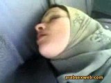 A covered Arab woman wearing hijab sucks and fucks in the car.