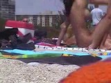 Nude girl on beach - 2