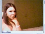Beautful teen chick chatting