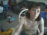 Amateur girl shows her little titties